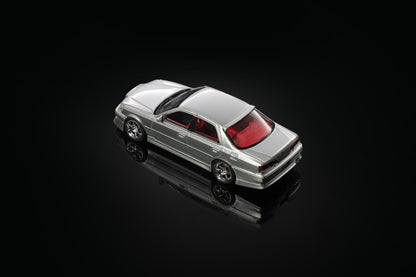 Mortal 1/64 Toyota Cresta Mk5 JZX100 2.5 Roulant G Silver - MOT64CRESTA07SE