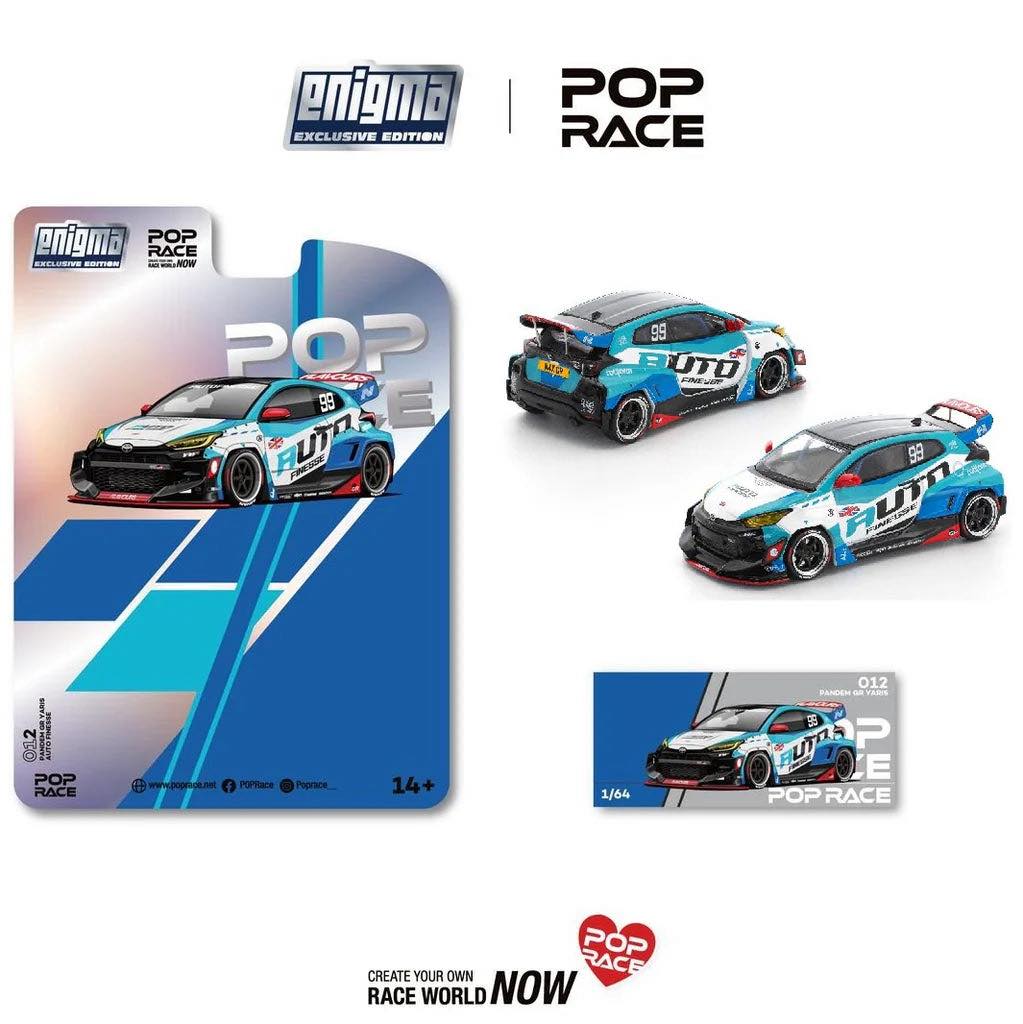 POP RACE POP RACE X ENIGMA PANDEM GR YARIS - AUTO FINESSE 1/64 PRE012