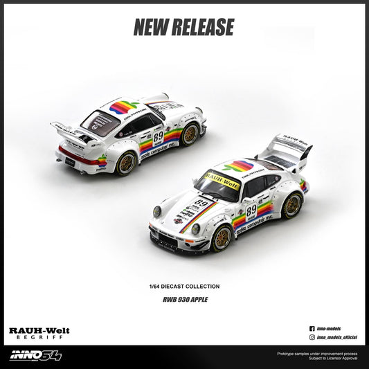 * PRE ORDER * INNO64 1/64 RWB 930 #89 Apple Livery