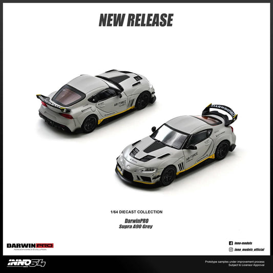 * PRE ORDER * INNO64 1/64 Toyota Supra A90 "DarwinPRO" Matt Grey