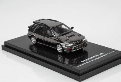 MOTORHELIX SUBARU IMPREZA WAGON WRX STI VER. VI CUSTOMIZED ELECTROPLATING GUN GRAY GT SHOW EXCLUSIVE -   M67107