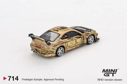 MINI GT #714 1/64 Nissan Silvia (S15) Top Secret D1GP * BLISTER PACK *