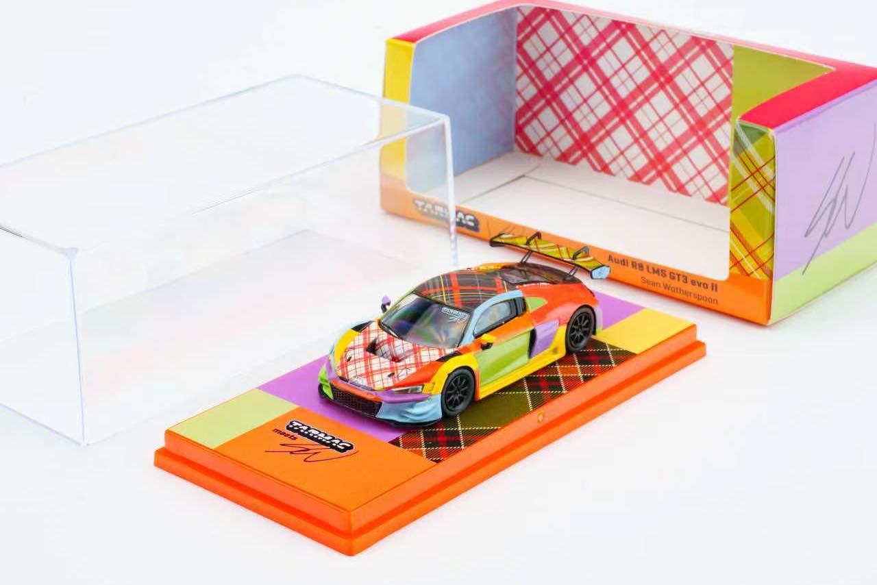 TARMAC WORKS 1/64 AUDI R8 LMS GT3 EVO II SEAN WOTHERSPOON - HEC26 EXCLUSIVE