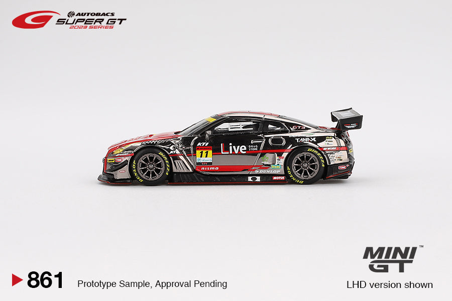 * PRE ORDER * MINI GT #861 Nissan GT-R NISMO GT3 #11 "GAINER TANAX GT-R" GAINER 2023 SUPER GT SERIES / SUPER GT