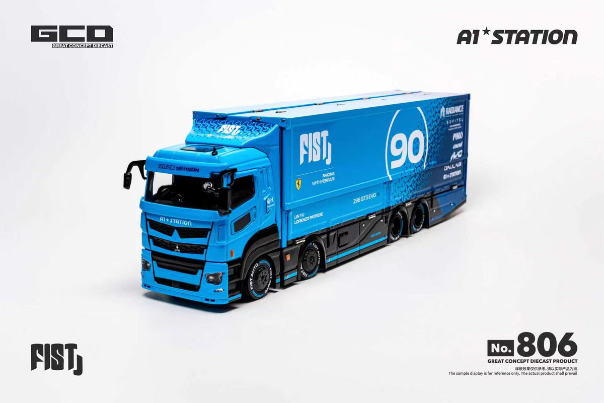 * PRE ORDER * APAxpo Foshan  FIST x GCD Model x A1-STATION x Shoom64 FIST TEAM · LBWK MITSUBISHI FUSO SUPER GREAT Container Truck