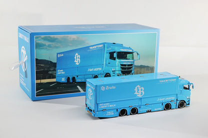 * PRE ORDER * GCD 1/64 Diecast Model LBWK Mitsubishi LB-Trucks Fuso Super Great 2025 Shanghai China Toy Epo Exclusive Baby Blue(576)