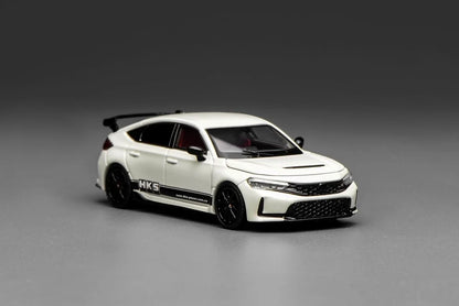 Motorhelix 1/64 Honda Civic Type R (FL5) HKS Livery Championship White M65319