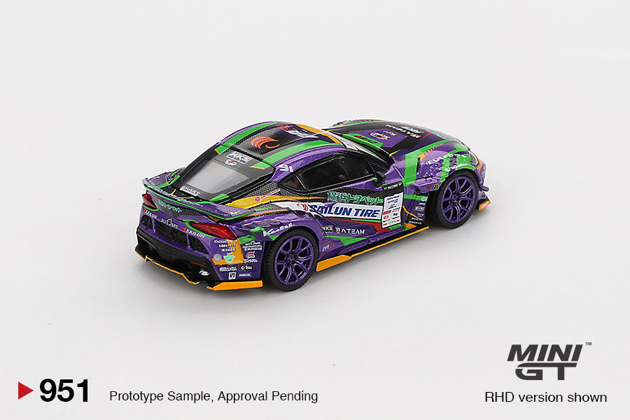 MINI GT #951 1/64 Toyota GR Supra KUHL 2021 D1GP EVANGELION RACING * JAPAN EXCLUSIVE *