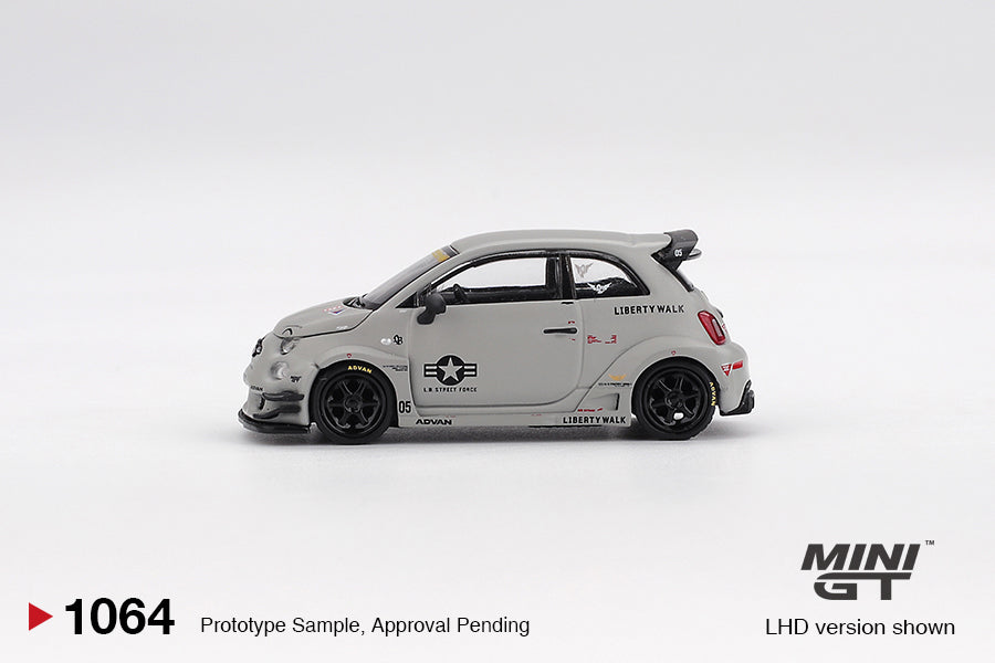 MINI GT #1064 1/64 Abarth 595 LB-WORKS x Abas Works Fighters ( BLISTER PACK )