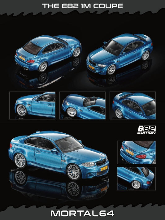 MORTAL 1/64 BMW 1M Coupe Metallic Long Beach Blue