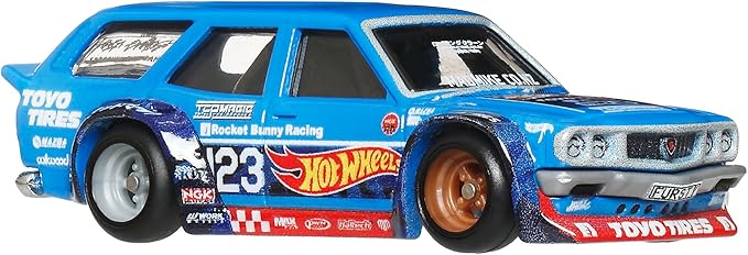 Hot Wheels Car Culture Ronin Run II Mad Mike Mazda RX-3 Wagon/REMORQUE