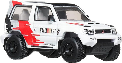 Hot Wheels JBL26 Boulevard Mitsubishi Pajero Evolution White