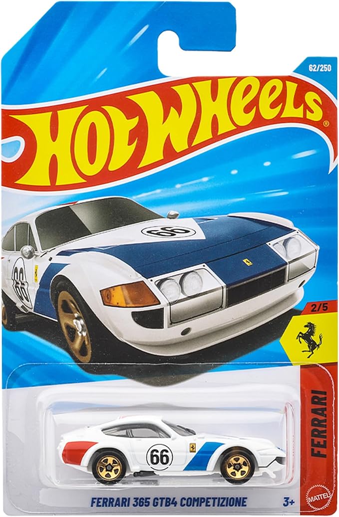 Hot Wheels JMX22 Basic Car Ferrari 365 GTB4 Competitor