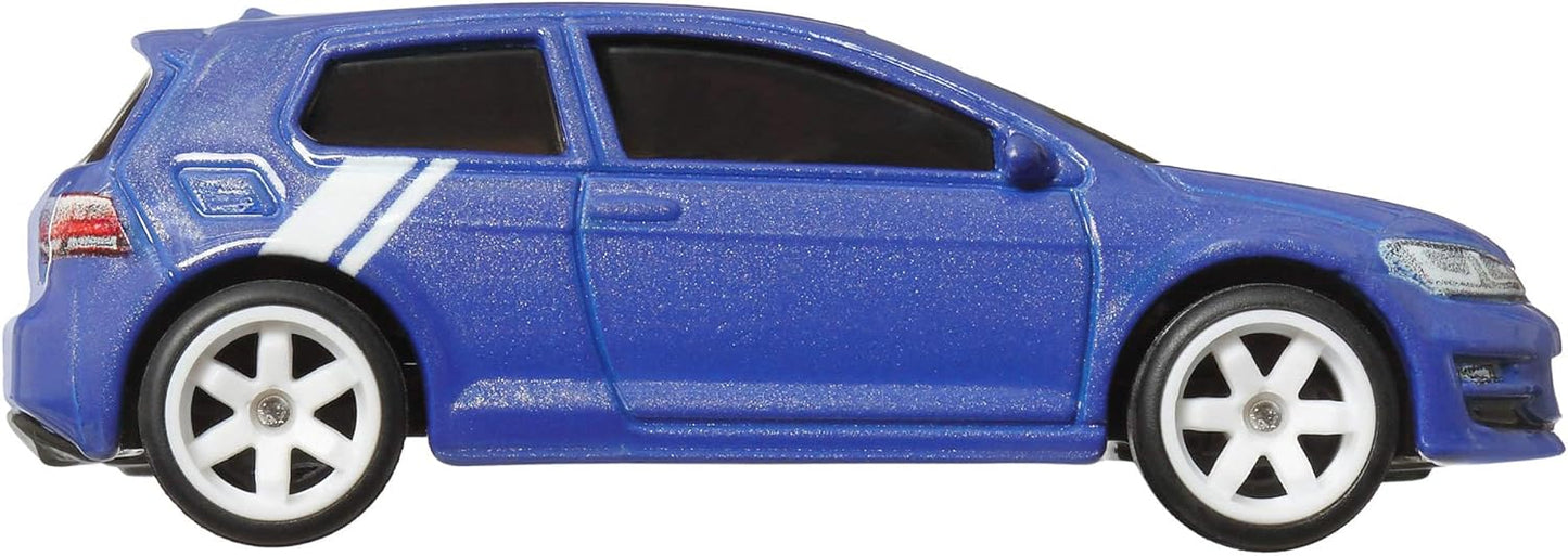 HOT WHEELS CAR CULTURE PREMIUM VOLKSWAGEN GOLF MK7 BLUE
