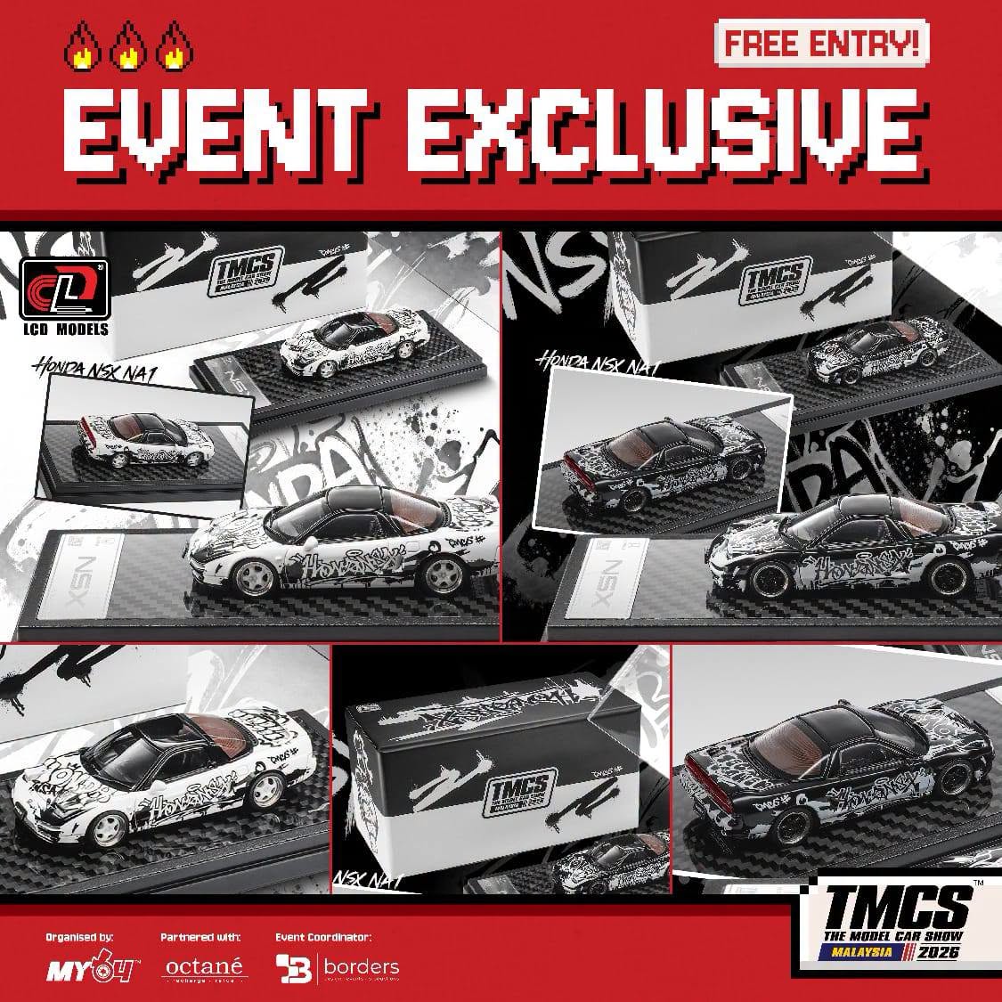LCD 1/64 HONDA NSX-NA1 | TMCS 2026 EXCLUSIVE
