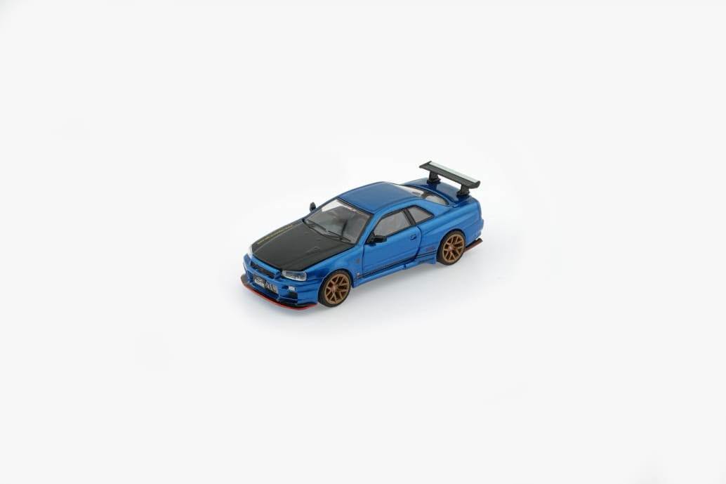 KKK MODEL COLLECTION TOP SECRET BNR34 BAYSIDE BLUE 64B0443 | TMCS 2026 EXCLUSIVE (Copy)