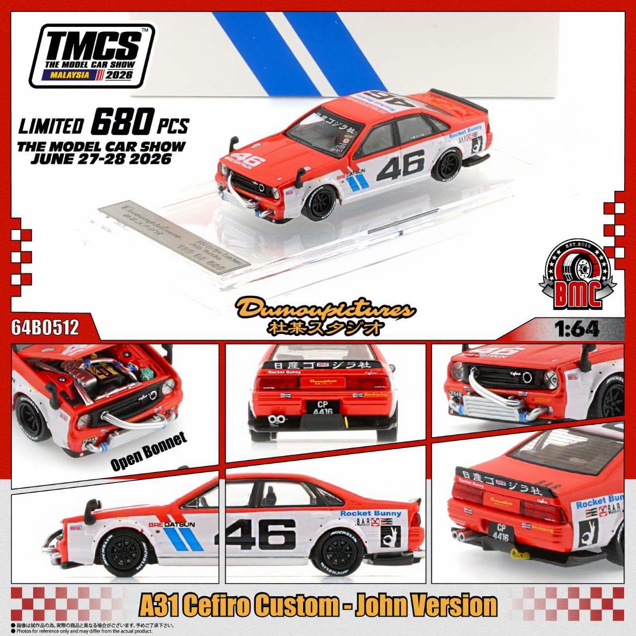 BMC 1/64 A31 CEFIRO CUSTOM JOHN VERSION | TMCS 2026 EXCLUSIVE