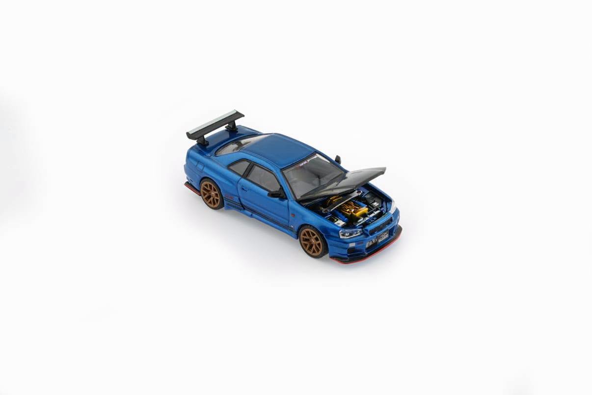 KKK MODEL COLLECTION TOP SECRET BNR34 BAYSIDE BLUE 64B0443 | TMCS 2026 EXCLUSIVE (Copy)