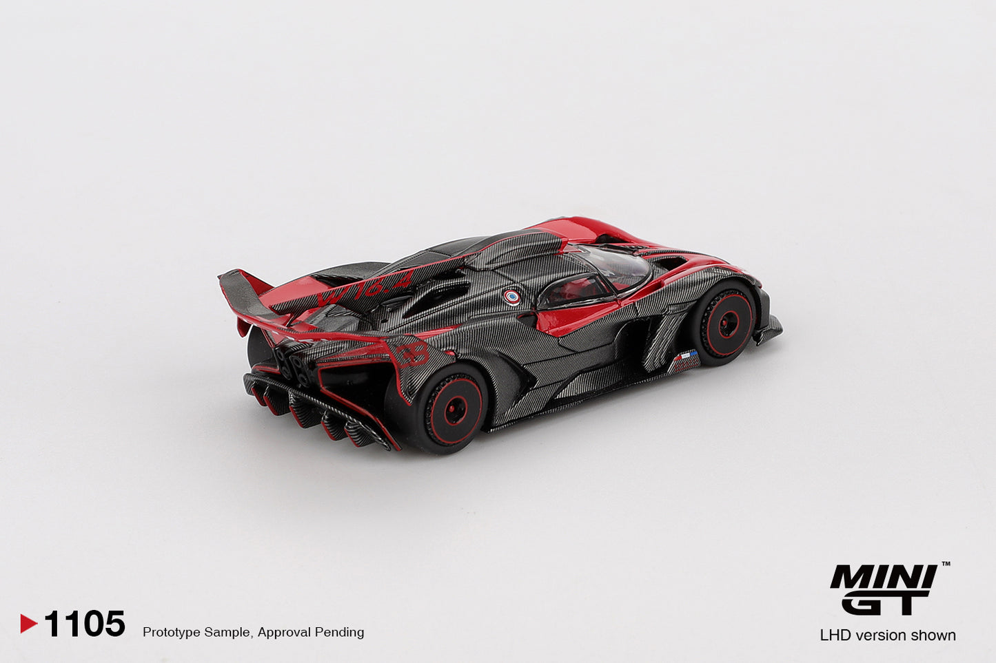 MINI GT #1106 1/64 Bugatti Bolide Red (LHD) * BLISTER PACK *