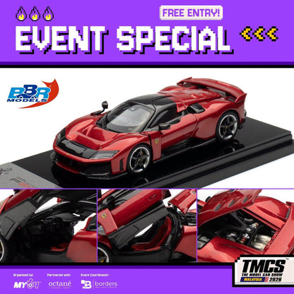 BBR Models 1/64 Ferrari F80 ROSSO SUPERCAR BBR64001H | TMCS 2026 EXCLUSIVE