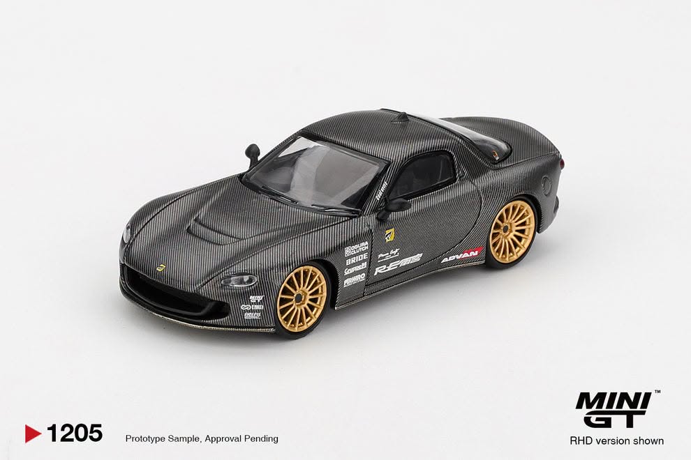MINI GT #1205 1/64 Mazda RX-7 RE-Amemiya Matsukiyo KOKU 3 Rotor NA-7 TAS 2025 Best Tuned Car Award (RHD)