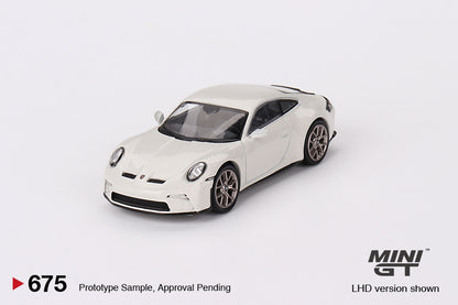 MINI GT #675 1/64 Porsche 911 (992) GT3 Touring Crayon (RHD)