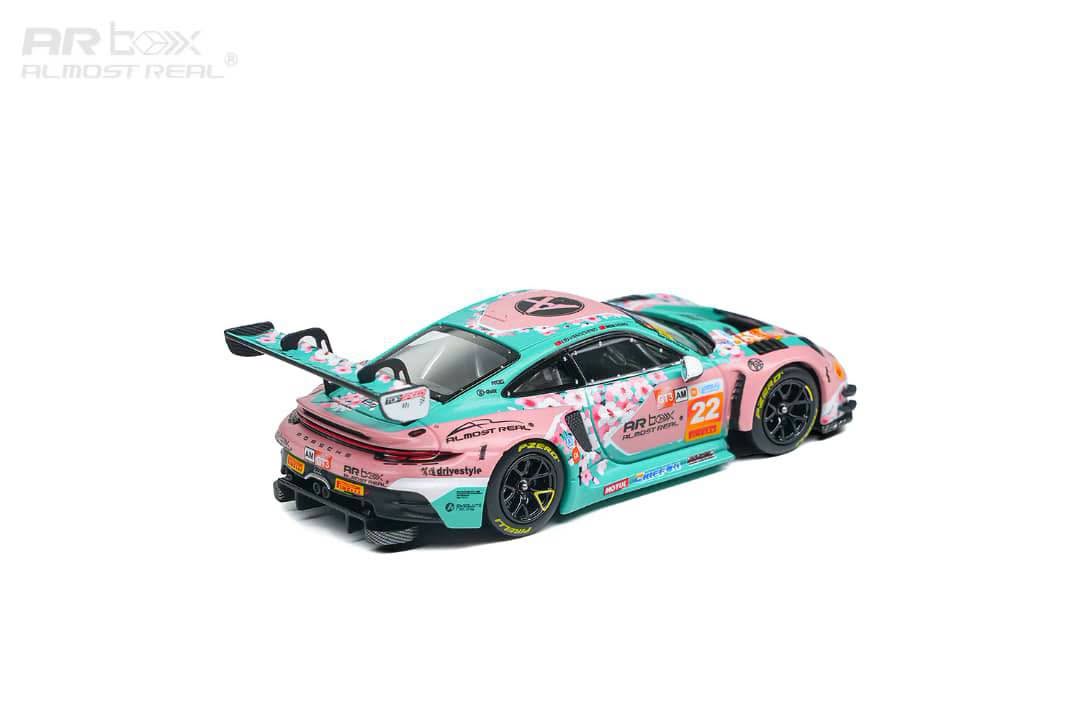 * PRE ORDER * AR Box 1/64 PORSCHE 992 GT3 R 2026 China GT Ningbo Absolute Racing 22# Pink Peach Blossom Livery