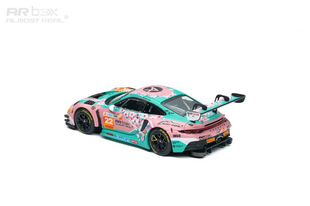 * PRE ORDER * AR Box 1/64 PORSCHE 992 GT3 R 2026 China GT Ningbo Absolute Racing 22# Pink Peach Blossom Livery