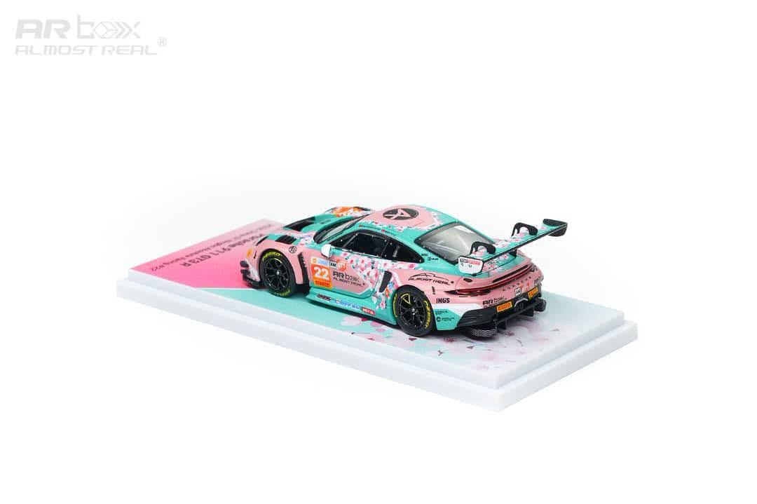 * PRE ORDER * AR Box 1/64 PORSCHE 992 GT3 R 2026 China GT Ningbo Absolute Racing 22# Pink Peach Blossom Livery