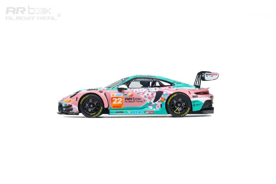 * PRE ORDER * AR Box 1/64 PORSCHE 992 GT3 R 2026 China GT Ningbo Absolute Racing 22# Pink Peach Blossom Livery