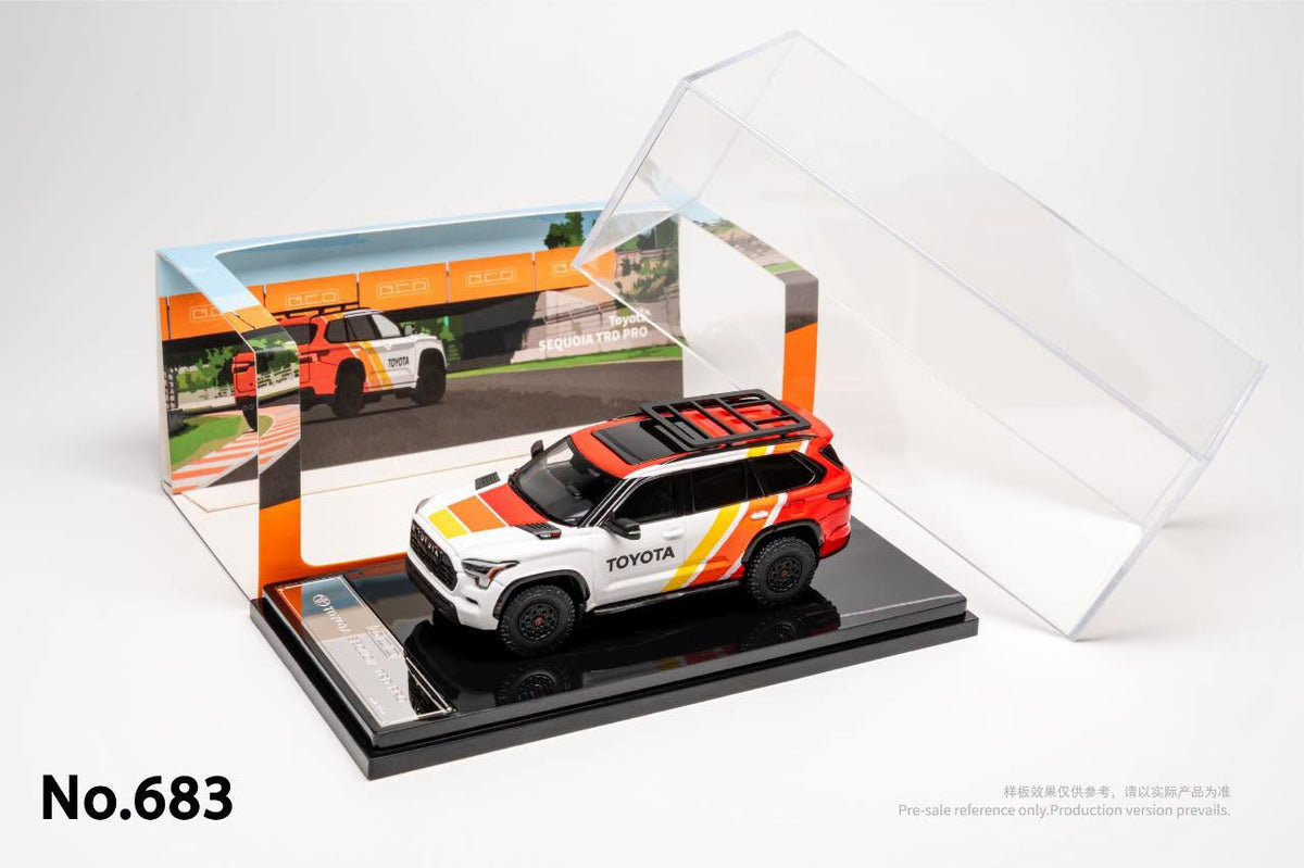 GCD 1/64 Toyota Sequoia TRD Pro Tri-Color (LHD) - KS-068-683