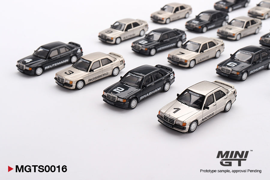 * PRE ORDER * MINI GT #1025 - #1044 1/64 MGTS0016 Mercedes-Benz 1984 Nürburgring Race of Champions Set Limited Edition 5000 Sets