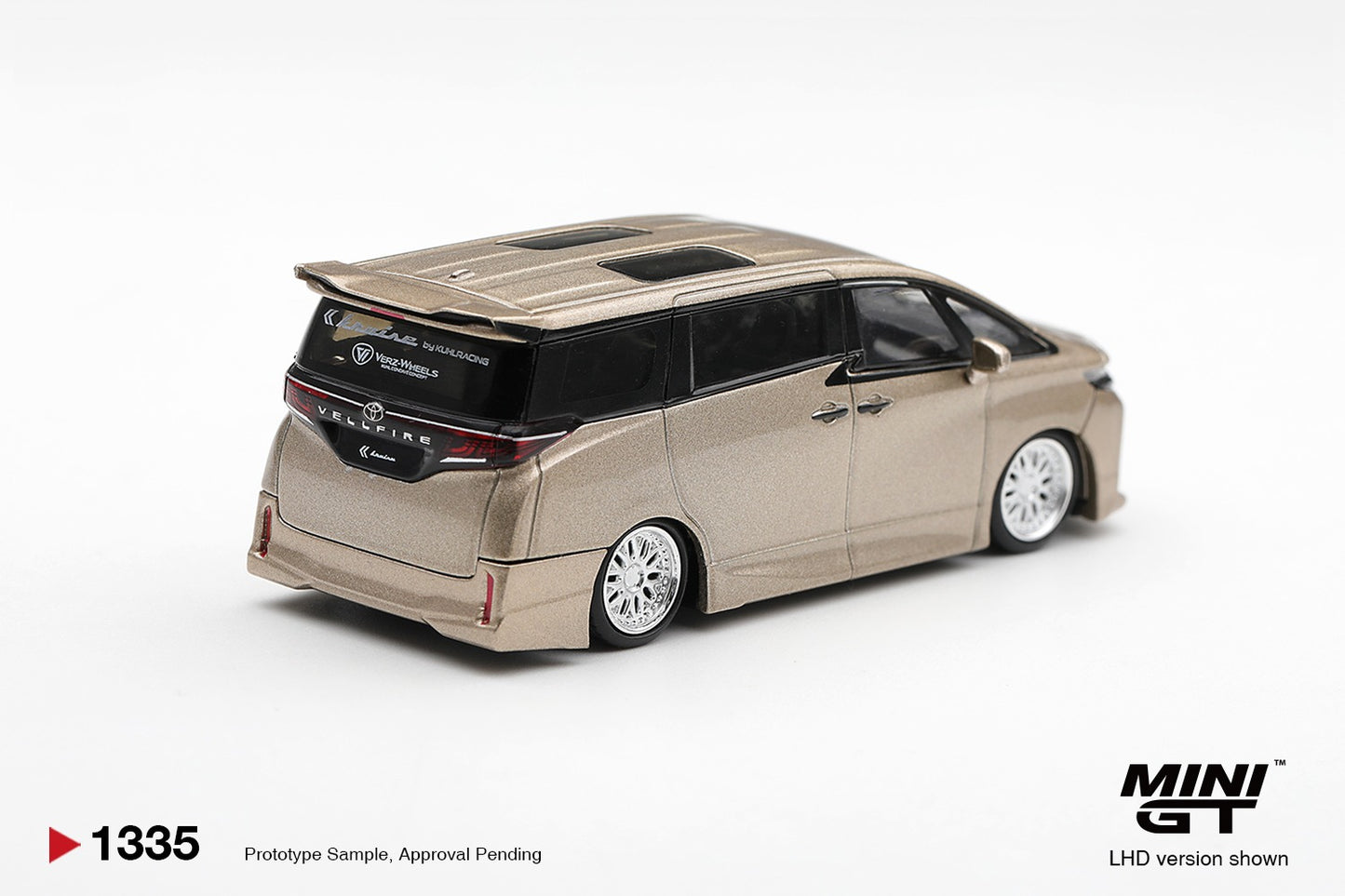 * PRE ORDER * MINI GT #1335 1/64 Toyota Vellfire 40 KUHL Gold Metallic (RHD)