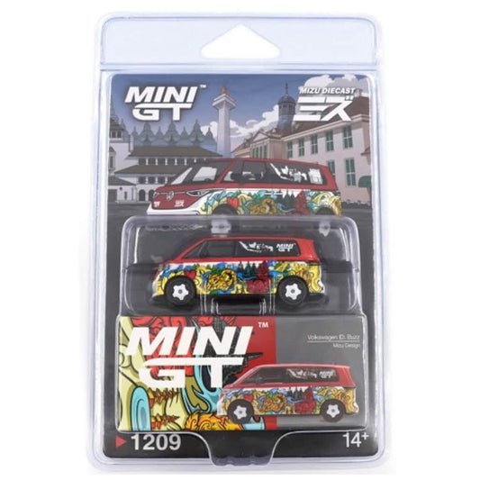 MINI GT #1209 1/64 Volkswagen ID. Buzz Mizu Design * BLISTER PACK *
