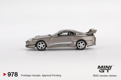 MINI GT #978 1/64 Toyota Supra VeilSide Combat V-II Combat Grey (RHD)