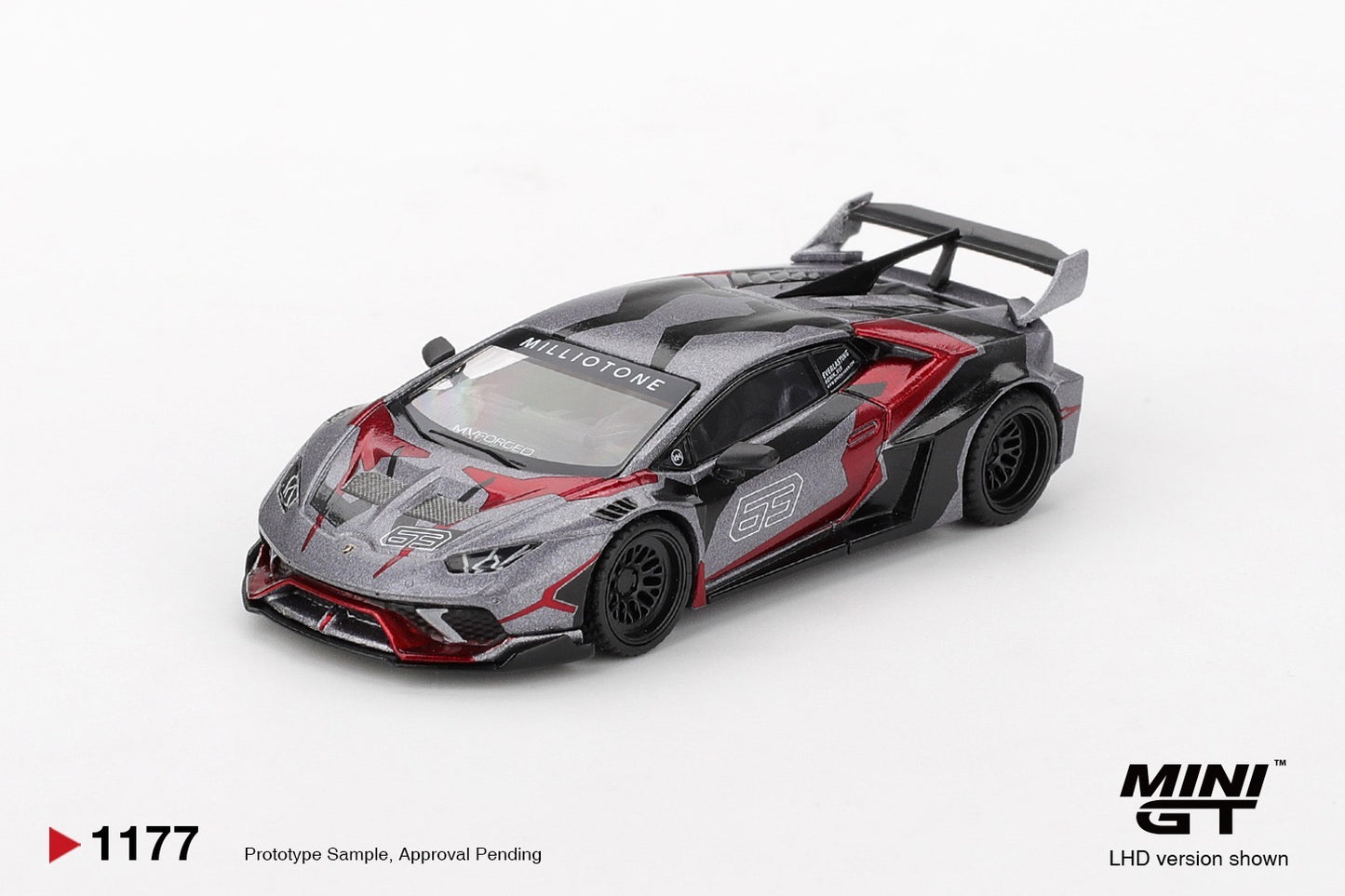 MINI GT #1177 1/64 LB★WORKS Lamborghini Huracán GT RONIN (LHD)
