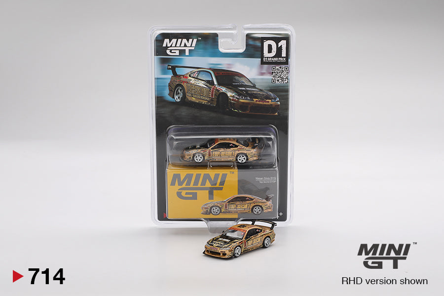 MINI GT #714 1/64 Nissan Silvia (S15) Top Secret D1GP * BLISTER PACK *