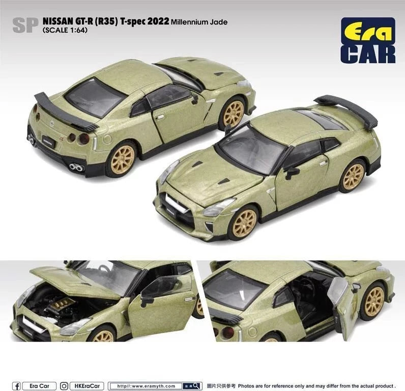 ERA CAR 1/64 Nissan GTR-R (R35) T-spec 2022 Millennium Jade