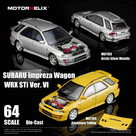 MOTORHELIX 1/64 SUBARU IMPREZA WAGON WRX STI VER.VI