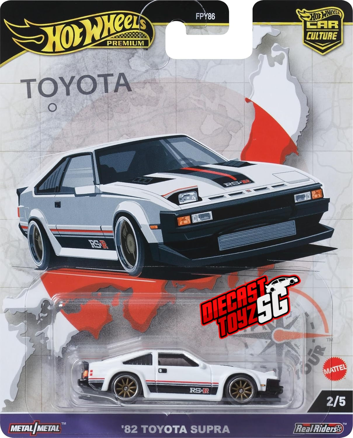 Hot Wheels HRV97 Car Culture World Tour '82 Toyota Supra