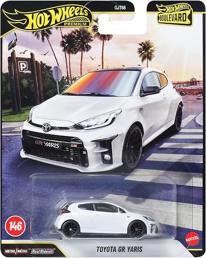 Hot Wheels JHW19 Boulevard Toyota GR Yaris White