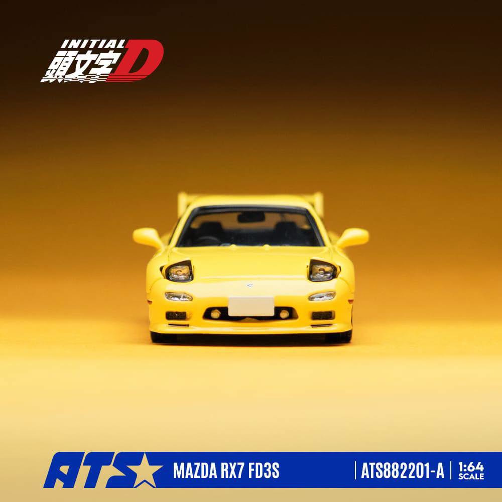 * PRE ORDER * ATS 1/64 Mazda RX-7 FD3S Ver.I Yellow ATS882201-A
