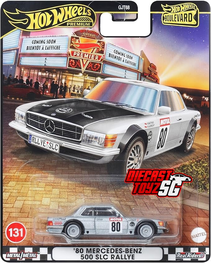 Hot Wheels Boulevard '80 Mercedes-Benz 500 SLC Rally Silver