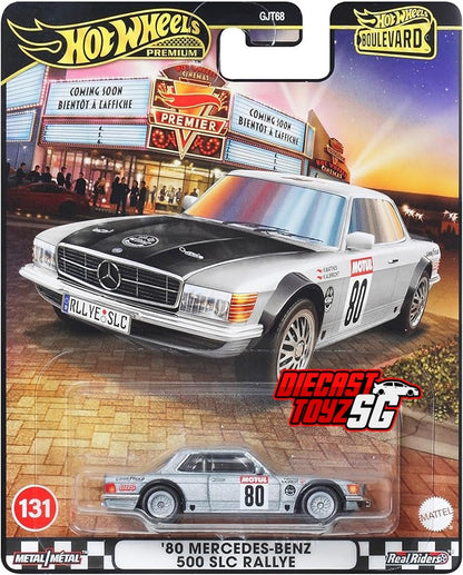 Hot Wheels Boulevard '80 Mercedes-Benz 500 SLC Rally Silver