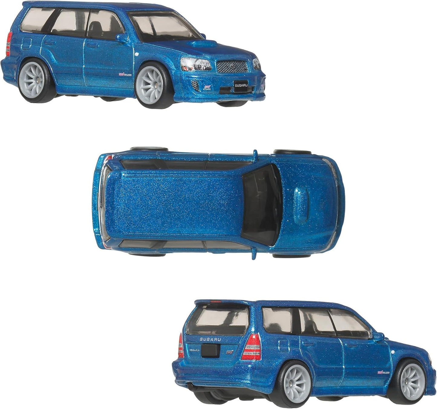 Hot Wheels Premium 2 Pack 2005 Mitsubishi Lancer Evolution IX Wagon / 2004 Subaru Forester STI