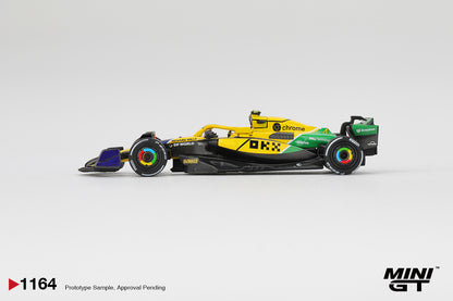 MINI GT #1164 1/64 McLaren MCL38 #4 Lando Norris 2024 F1 Monaco GP