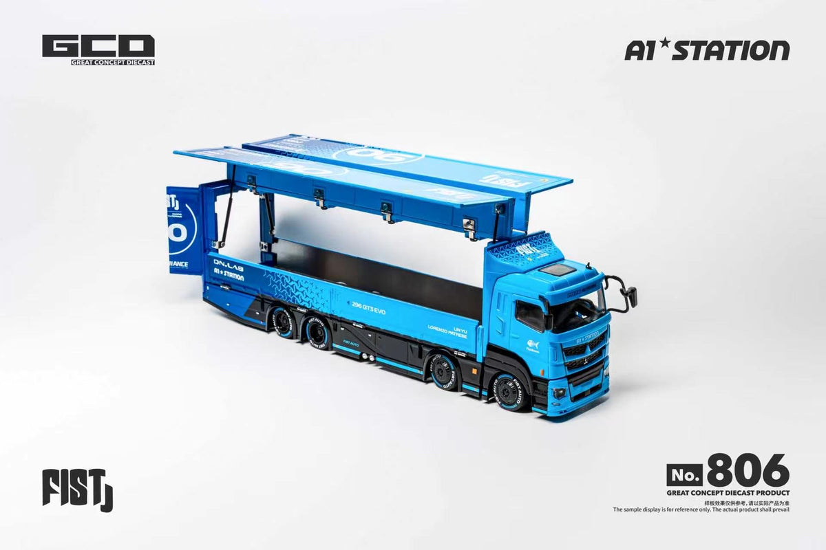 * PRE ORDER * APAxpo Foshan  FIST x GCD Model x A1-STATION x Shoom64 FIST TEAM · LBWK MITSUBISHI FUSO SUPER GREAT Container Truck