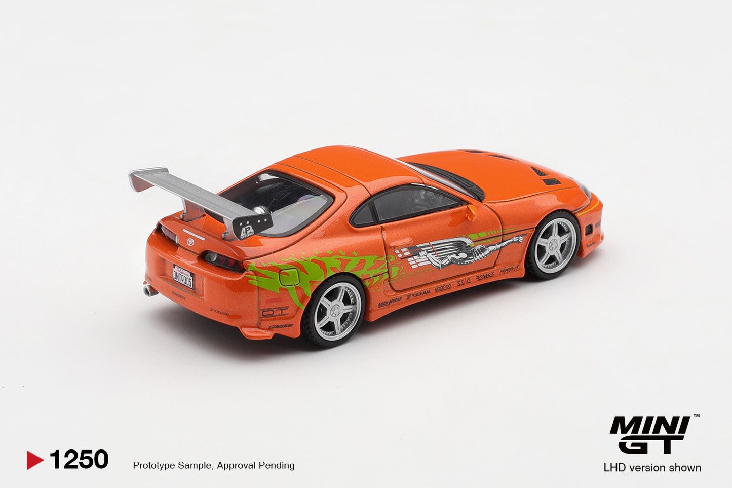 * PRE ORDER * MINI GT X FAST & FURIOUS #1250 Toyota Supra BOMEX " The Fast and the Furious" Brian O'Conner