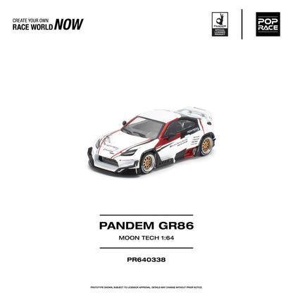 * PRE ORDER * POP RACE 1/64 PANDEM GR 86 MOONTECH PR640338