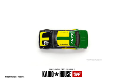 * PRE ORDER * [ Kaido House x MINI GT ] Datsun Street 510 Racing V2 KHMG131